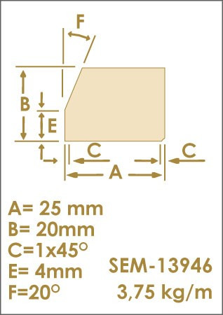 Winkelelektrode - 13946