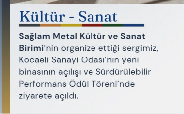 Kocaeli Sanayi Odası Sürdürülebilir Performans Ödül Töreni